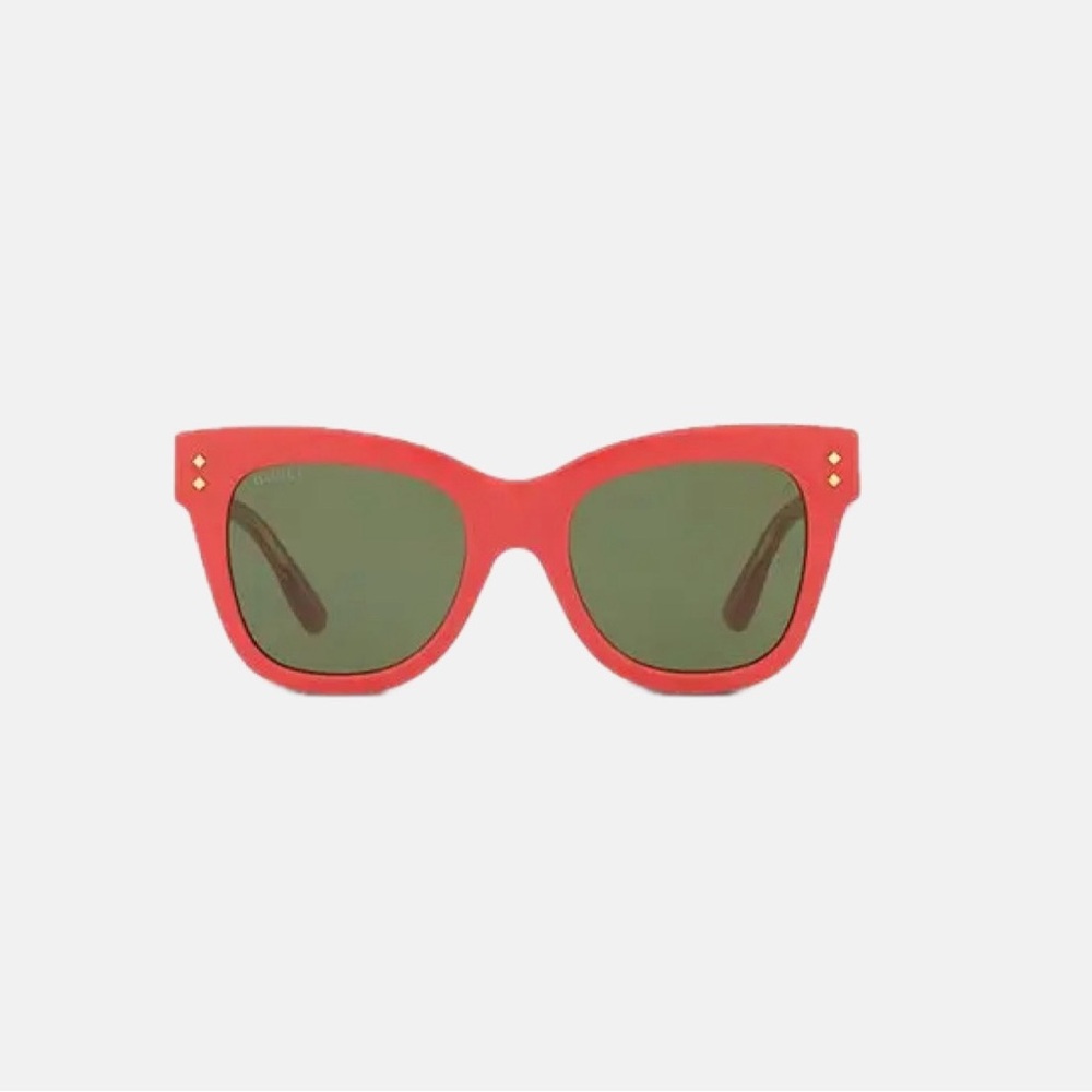 Gucci GG1082S 004 Pink Cat-Eye Sunglasses - Picture 3 of 9